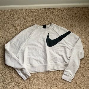 Nike cropped sweatshirt